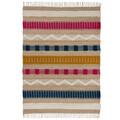 Covor Medina Jute Natural/Multi, Flair Rugs, 120x170 cm, iuta/lana, multicolor