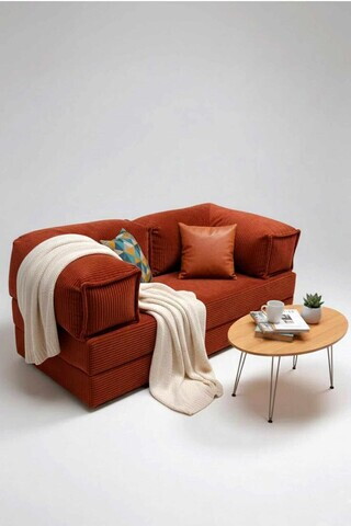 Canapea 2 locuri, Atelier del Sofa, 326NYR1135, Caramiziu