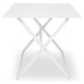 Masa pliabila dreptunghiulara, Breeze, L.120 l.80 H.73, aluminiu, alb