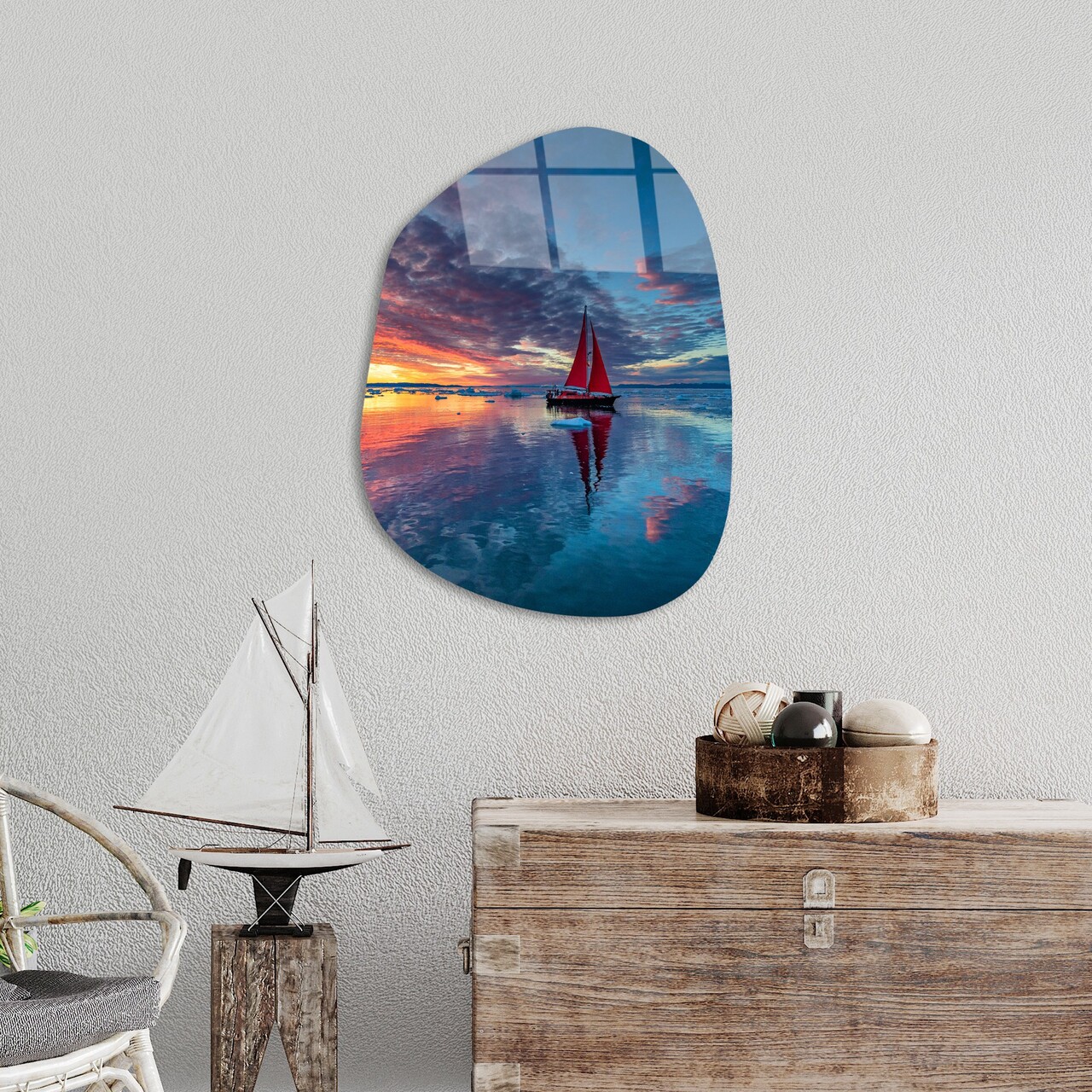 Tablou decorativ, UV-1105, Dimensiune: 35 x 50 cm, Multicolor - view 2