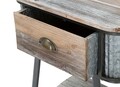 Noptiera Bronxs, Mauro Ferretti, 47.5x36.5x63.5 cm, fier, negru/gri