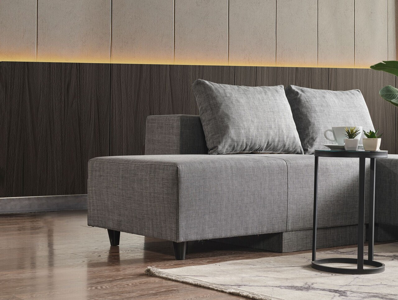Coltar, Atelier del Sofa, 218NVD1113, Metal, Gri — imaginea 5