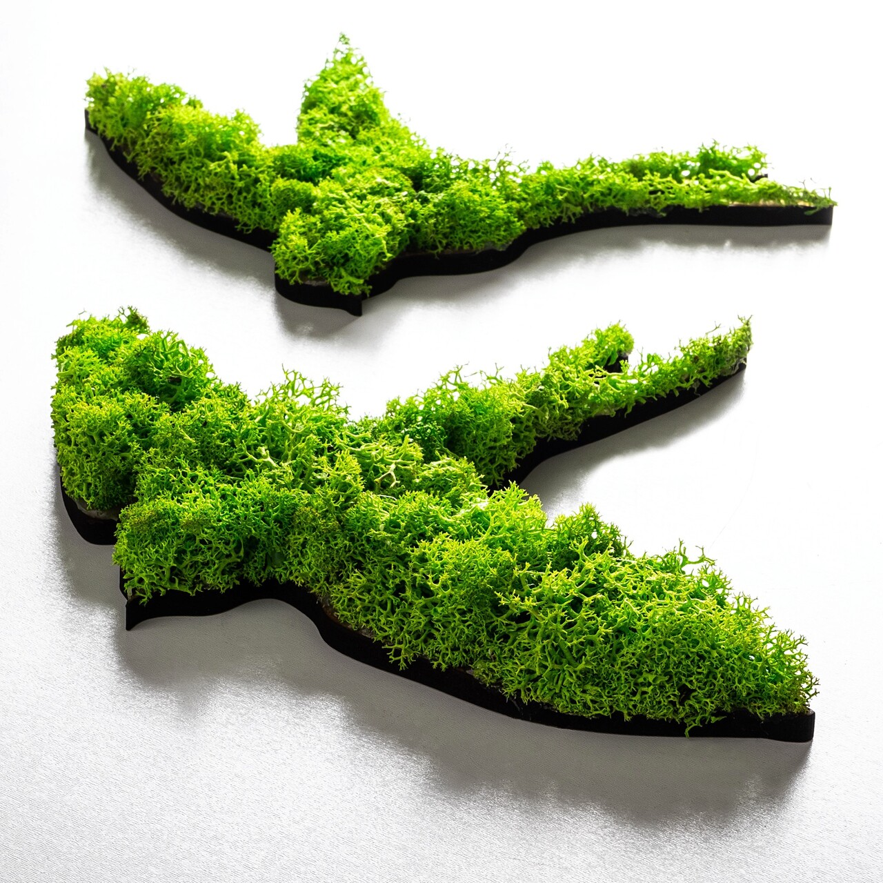 Decoratiune de perete, Swallows, 19 x 18 cm, Verde - view 5