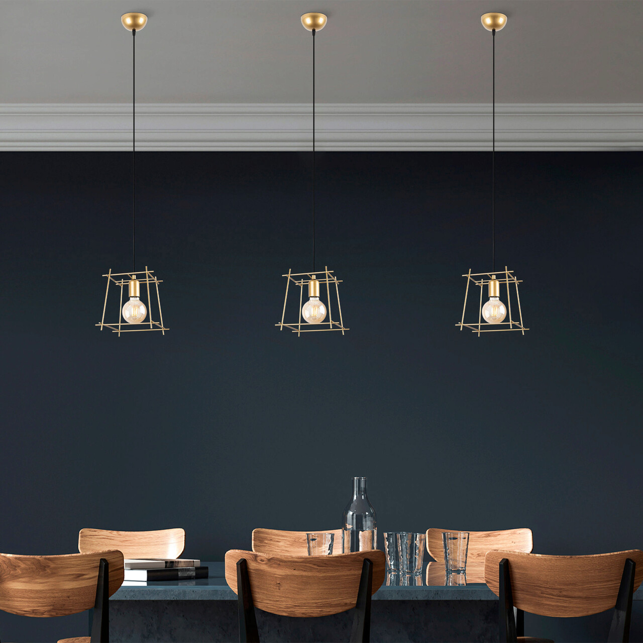 Lustra, Fulgor, 942FLG1422, Metal, Auriu - 1 | YEO