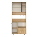 Dulap multifunctional, Locelso, RE6-SA, Stejar / Antracit