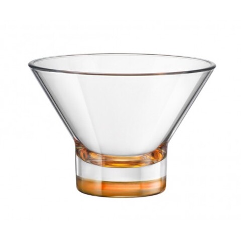 Cupa pentru desert Ypsilon, Bormioli, 375 ml, sticla, portocaliu