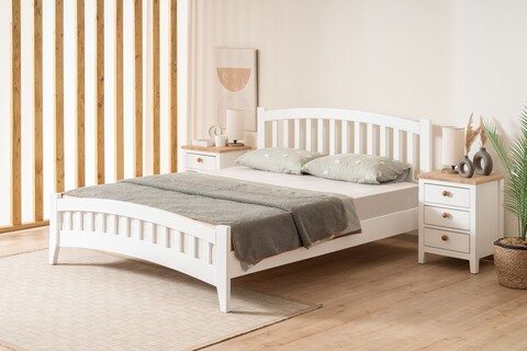 Pat dublu, Alfa Design, Lrya Modern Country, Alb