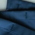 Perdea de dus Poly, iDesign, 183x183 cm, poliester, albastru navy