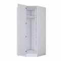 Dulap pentru haine, Hanah Home, BA301, 91x210x57.5 cm, Alb