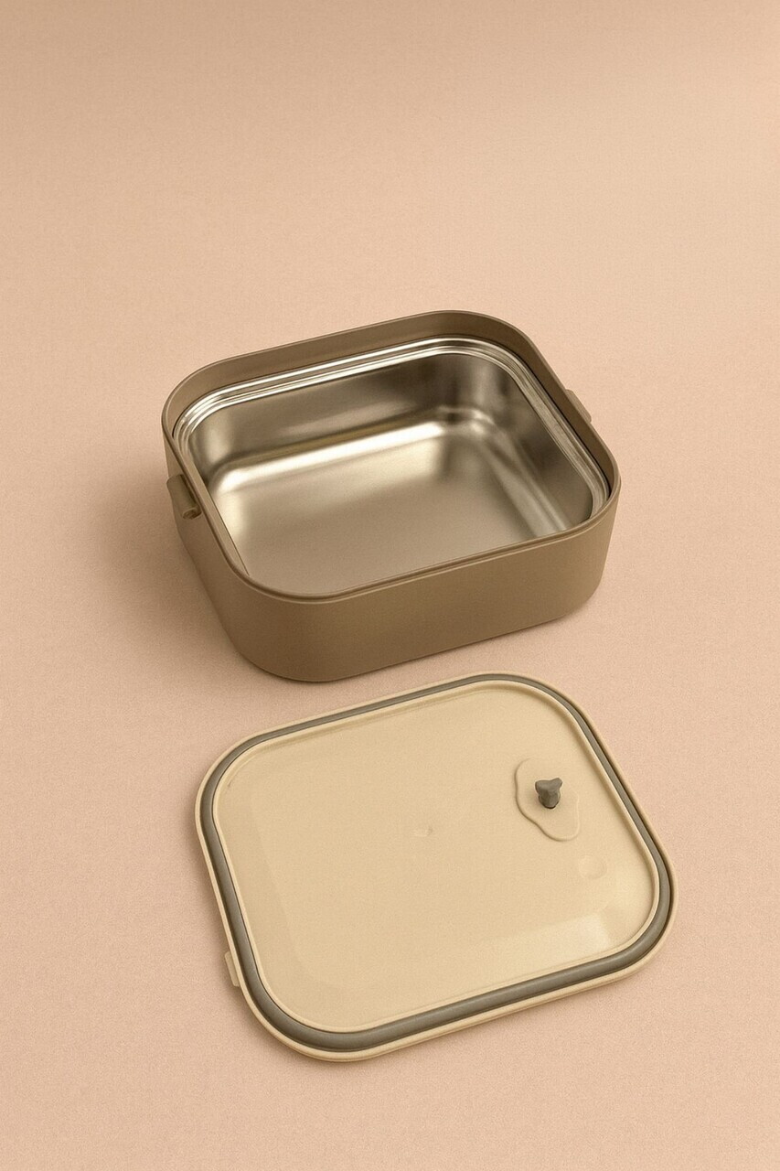 Cutie pentru pranz, Hermia, 721CBL1310, Inox, Izolat in vid, Gri - view 3