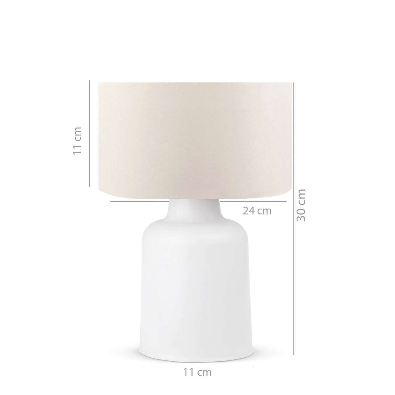 Lampa De Masa, Insignio, 780SGN1911, PVC, Crem