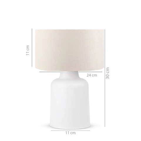 Lampa de masa, Insignio, 780SGN1911, PVC, Crem