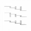 Raft pentru perete, Homitis, Step - White, 20x110x22 cm