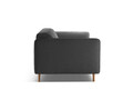 Canapea 2 locuri, Noomi-215, Micadoni Home, 162x94x75 cm, tesatura structurata chenille, grafit