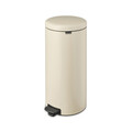Cos de gunoi cu pedala, Brabantia, NewIcon, 30 L, 38x29.3x67.9 cm, otel, bej