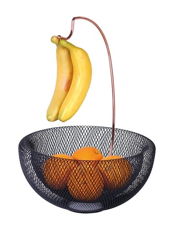 Cos pentru fructe, Berlinger, Black Rose Collection, 29.5 x 43 cm, aluminiu