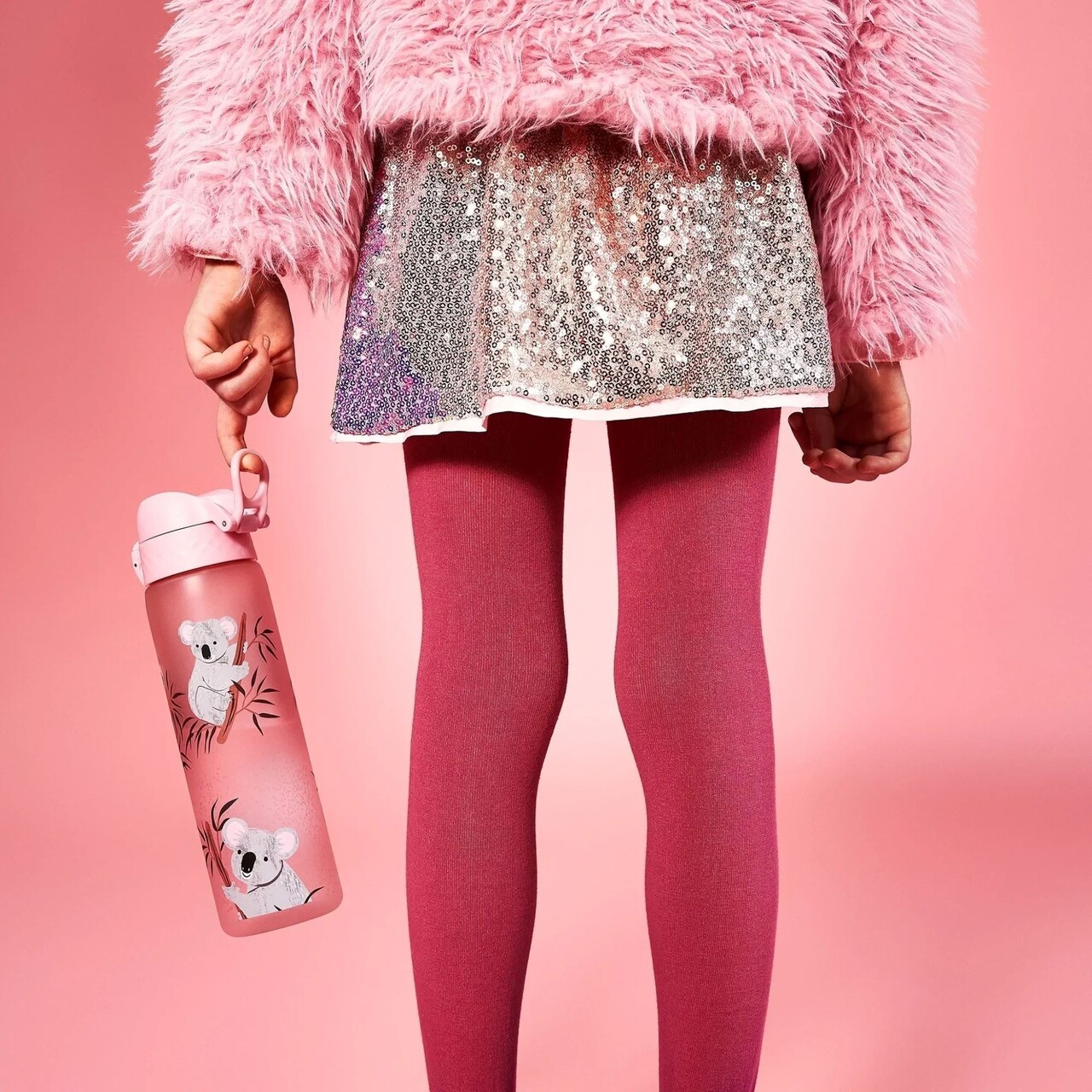 Sticla apa pentru copii Slim, recyclon, 500ml, Koala - Ion8 - imagine 6