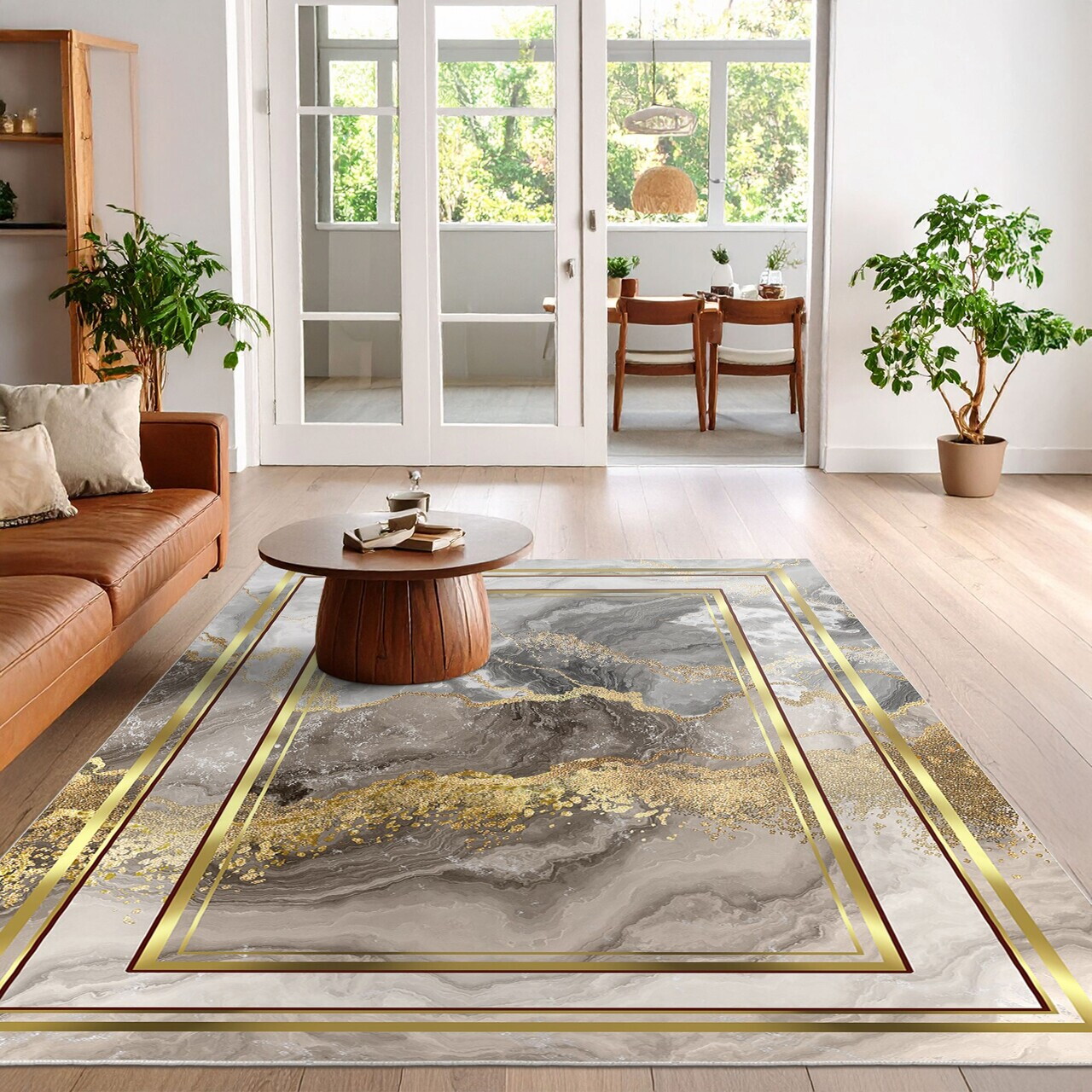Covor, Els2416, 120x180 cm, Catifea, Multicolor — imaginea 2