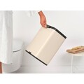 Cos de rufe, Brabantia, Bo Small, 12 L, 23x29.5x37.5 cm, otel, bej