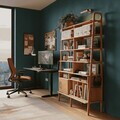 Corp biblioteca, Hanah Home, CPT4754-190, 120x.190x40 cm, PLACAJ CARPEN, Maro