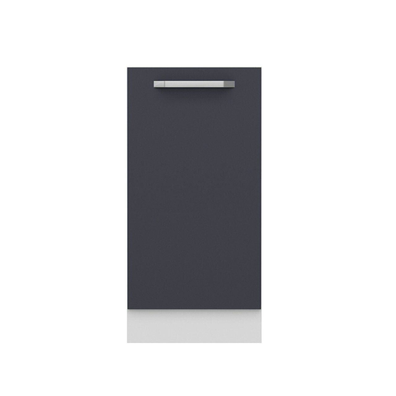 Dulap pentru bucatarie, Hanah Home, Minar, 40x87x58 cm, Alb / Antracit — imaginea 5