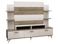 Comoda TV, Decorotika, Diana, 180x143x30 cm, Alb/Maro
