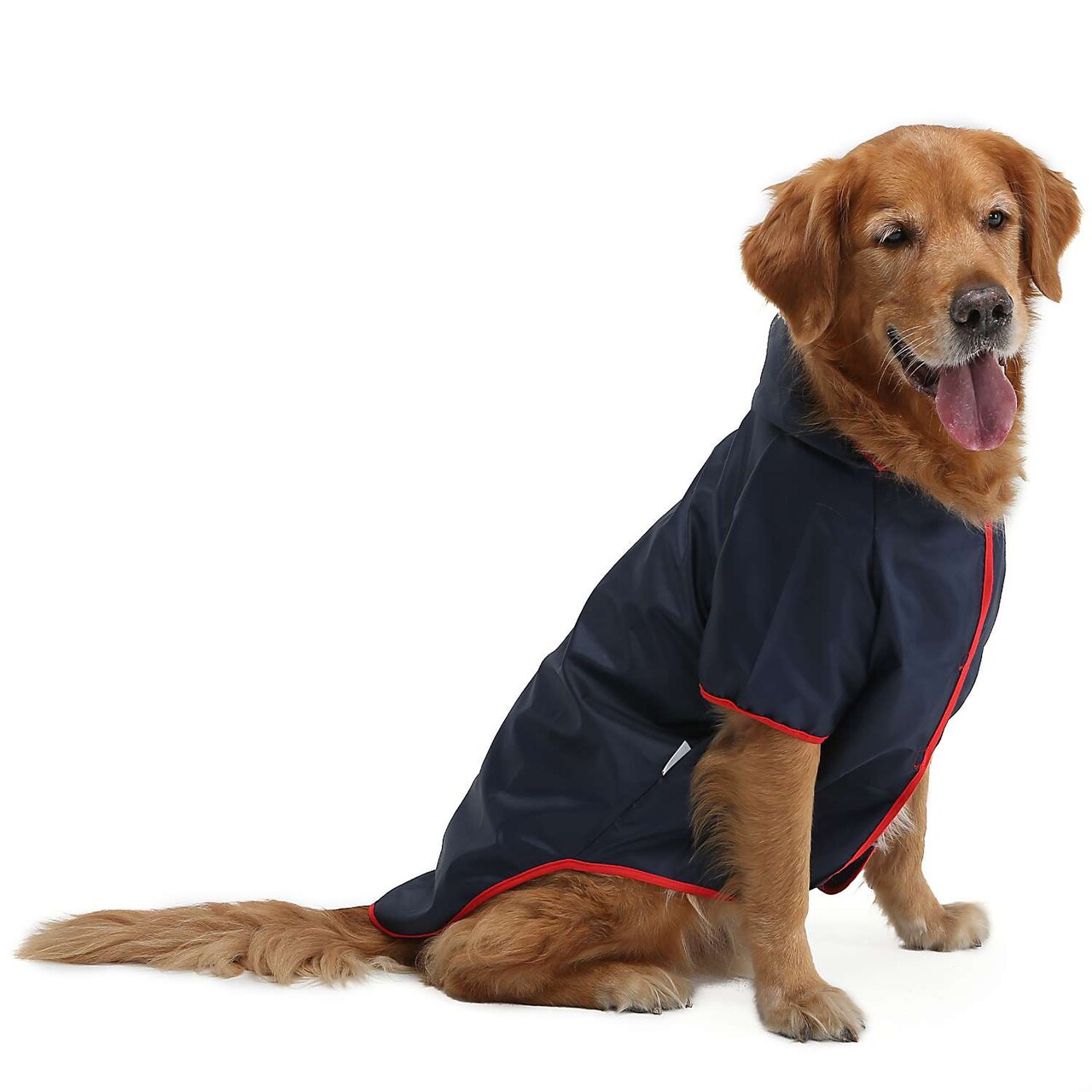 Hanorac pentru câini, Paws &amp; Whiskers, Navyraincoat, Albastru navy - imagine 2