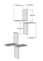 Raft de perete, Asse Home, Face, 28.2x31.8x19.6 cm, PAL, Maro