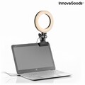 Lampa circulara pentru selfie LED, InnovaGoods Lumahoop, 26 cm, USB