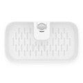 Suport baie cu montaj pe bara de dus, Brabantia, Caddy White, 24.4x13.3x7.5 cm, polipropilena, alb