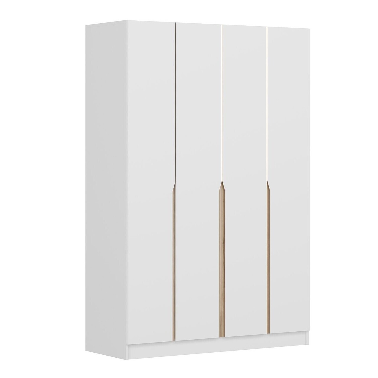 Dulap pentru haine, Hanah Home, Alin, 140x210x52 cm, Alb / Stejar — imaginea 5