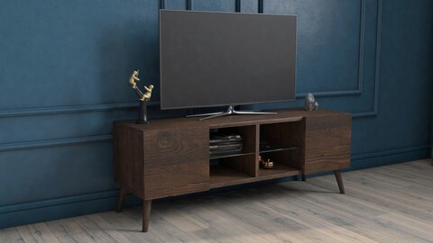 Comoda tv, dekzy, dz059, 120x45x35 cm, nuc