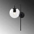 Aplica de perete, Fulgor, 942FLG1329, Metal, Negru