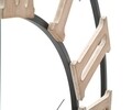 Ceas de perete Antic, Mauro Ferretti, Ø72 cm, fier/MDF