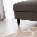 Coltar extensibil stanga 4 locuri ELTAP, Foble, 267x196x100 cm, lemn/poliester, maro inchis