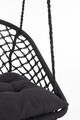 Hamac tip scaun Javier, Bizzotto, 88x69x130 cm, bumbac/poliester, negru