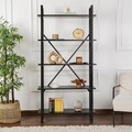Corp biblioteca, Nordure, Elysian, PAL, Negru lemn / Negru