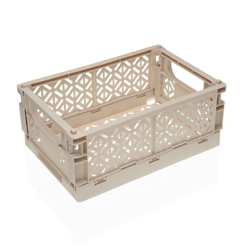 Cos pliabil pentru depozitare easy, versa, 35 x23.5 x 14 cm, polipropilena, crem