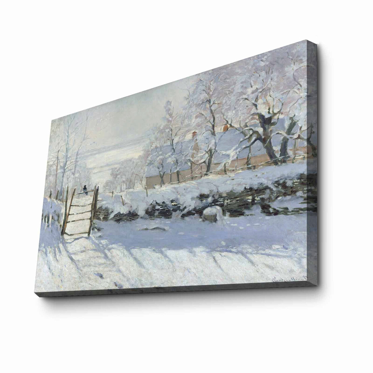 Tablou decorativ, 4570MONET014, Canvas, Lemn, Multicolor - 1 | YEO