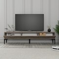 Comoda TV, Hommy Craft, Lyon 42, 180x42x35 cm, PAL, Atlas / Negru