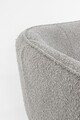 Canapea 2 locuri Avril, Bizzotto, 126 x 70 x 68 cm, otel/poliester Boucle, gri