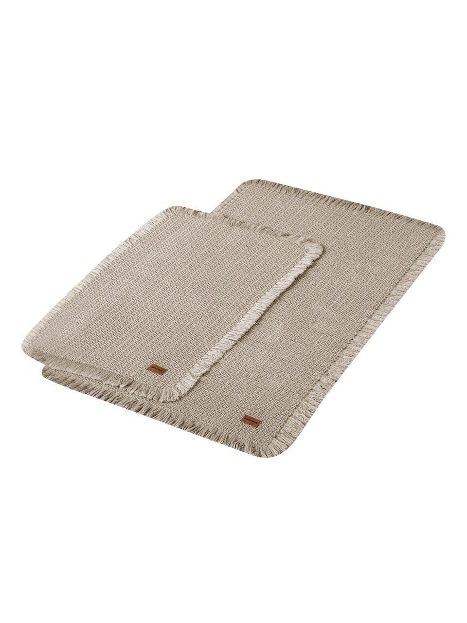 Set covorase de baie, Cotton Box, Bath Rug, Bumbac , Bej