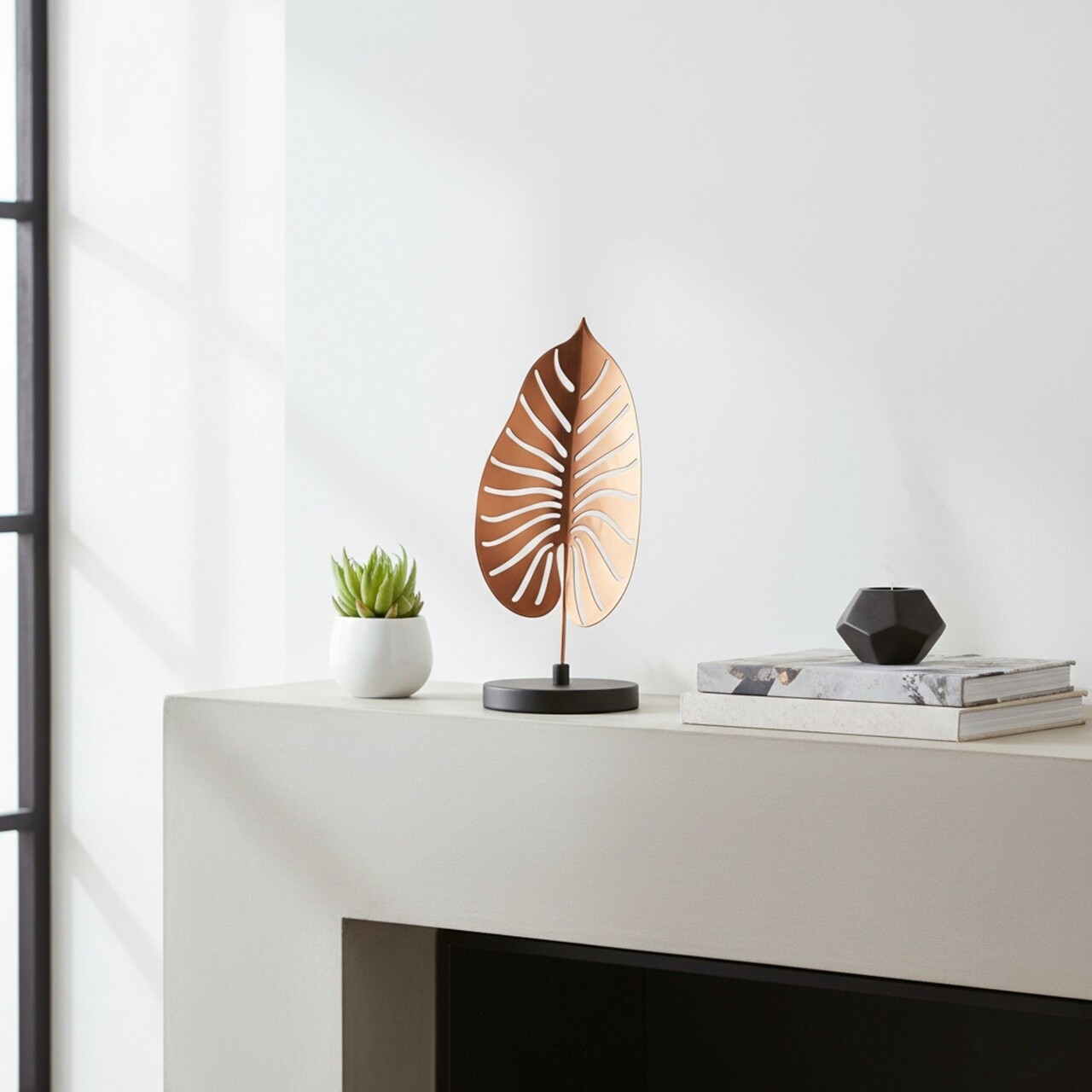 Decoratiune, Dm-007-A, 32x16x13 cm, Cupru/Negru - imagine 3