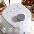 Friteuza cu aer fara ulei InnovaGoods, Fryinn Lite 2000, 25 x 25.5 x 21.5 cm, 2 L, 1200W, alb