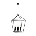 Lustra, Till - 13251, Fulgor, 50 x 71 x 123 cm, 4 x E14, 40W, negru