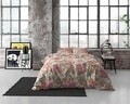 Lenjerie de pat dubla Satin Mystic Pink, Dreamhouse, 3 piese, 200x220 cm, bumbac satinat, multicolora