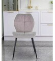 Scaun Frank Nea, Signal, 48x41x86 cm, textil/otel, gri/negru