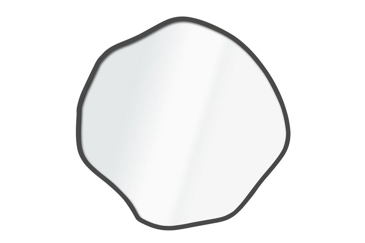 Oglinda decorativa, Lumisfera, Bowed 60 x 60, Negru - 1 | YEO