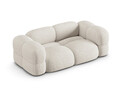 Canapea 3 locuri, Loretto, Cosmopolitan Design, 210x100x68 cm, tesatura structurata, bej