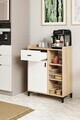 Dulap multifunctional, Hanah Home, Pidas, 80x102x40 cm, Stejar Sonomo / Alb